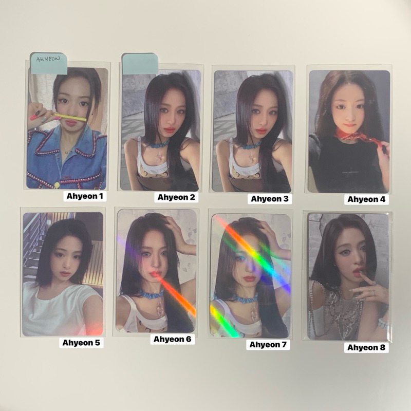 AAB BABYMONSTER DRIP PC OFFICIAL PHOTOCARD RUKA PHARITA ASA AHYEON RAMI RORA CHIQUITA
