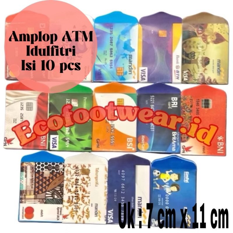 

Amplop lebaran Idul Fitri Isi 10 karakter Bank ATM mainanlucu amplop Thr anak 2025 Ecofootwear.id