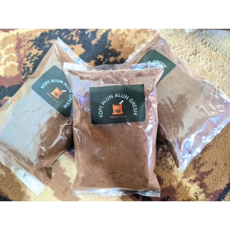 

KOPI HITAM BUBUK 200 GRAM ASLI GRESIK ORIGINAL BLEK KOPI