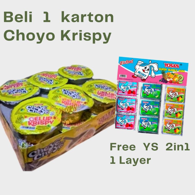 

PROMO 1 Karton Krispy FREE Yosan 1 Layer