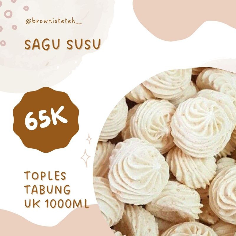 

SAGU SUSU TOPLES TABUNG 1000ML