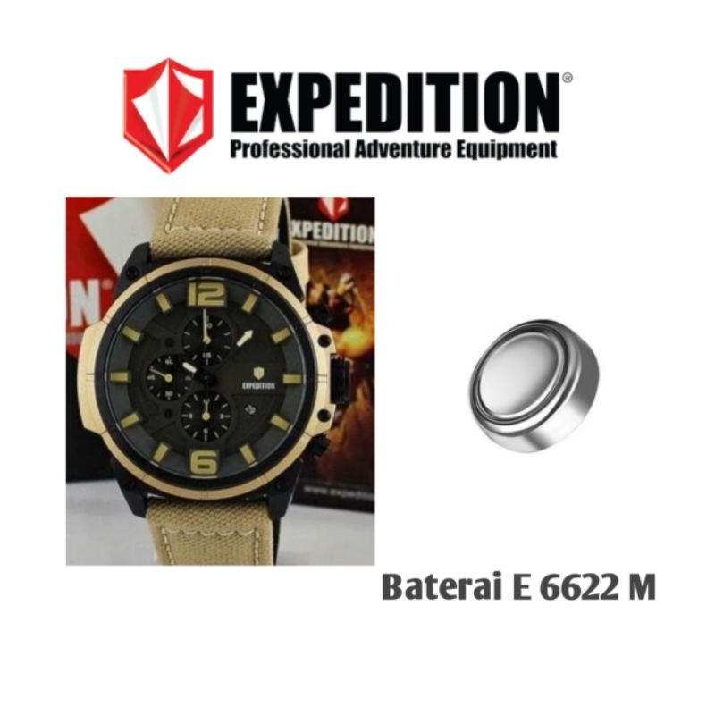 Baterai Jam Tangan Expedition E6622M Original