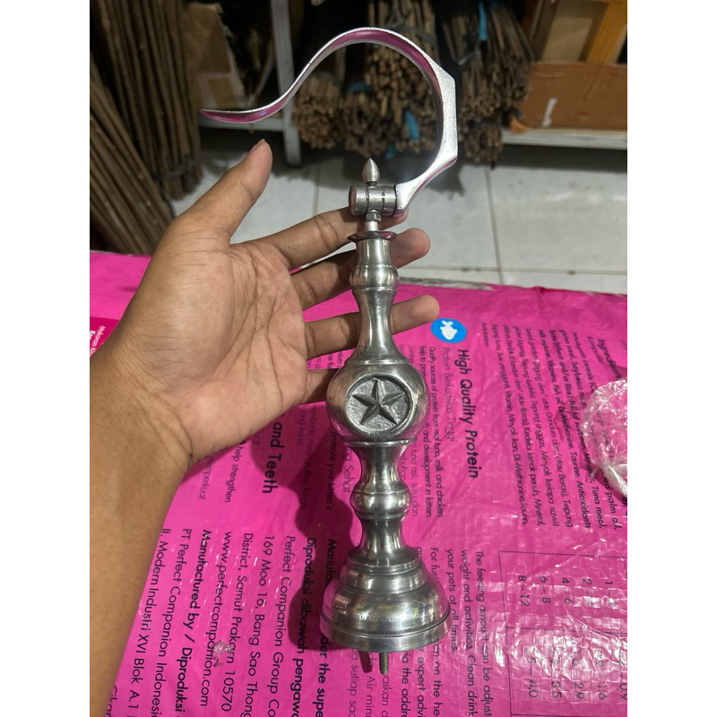 gantungan lipat bnr+pion pleci bintang stainles sangkar pleci kandang hellopet pleci