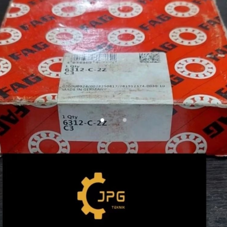 Bearing 6312-C-2Z-C3 FAG