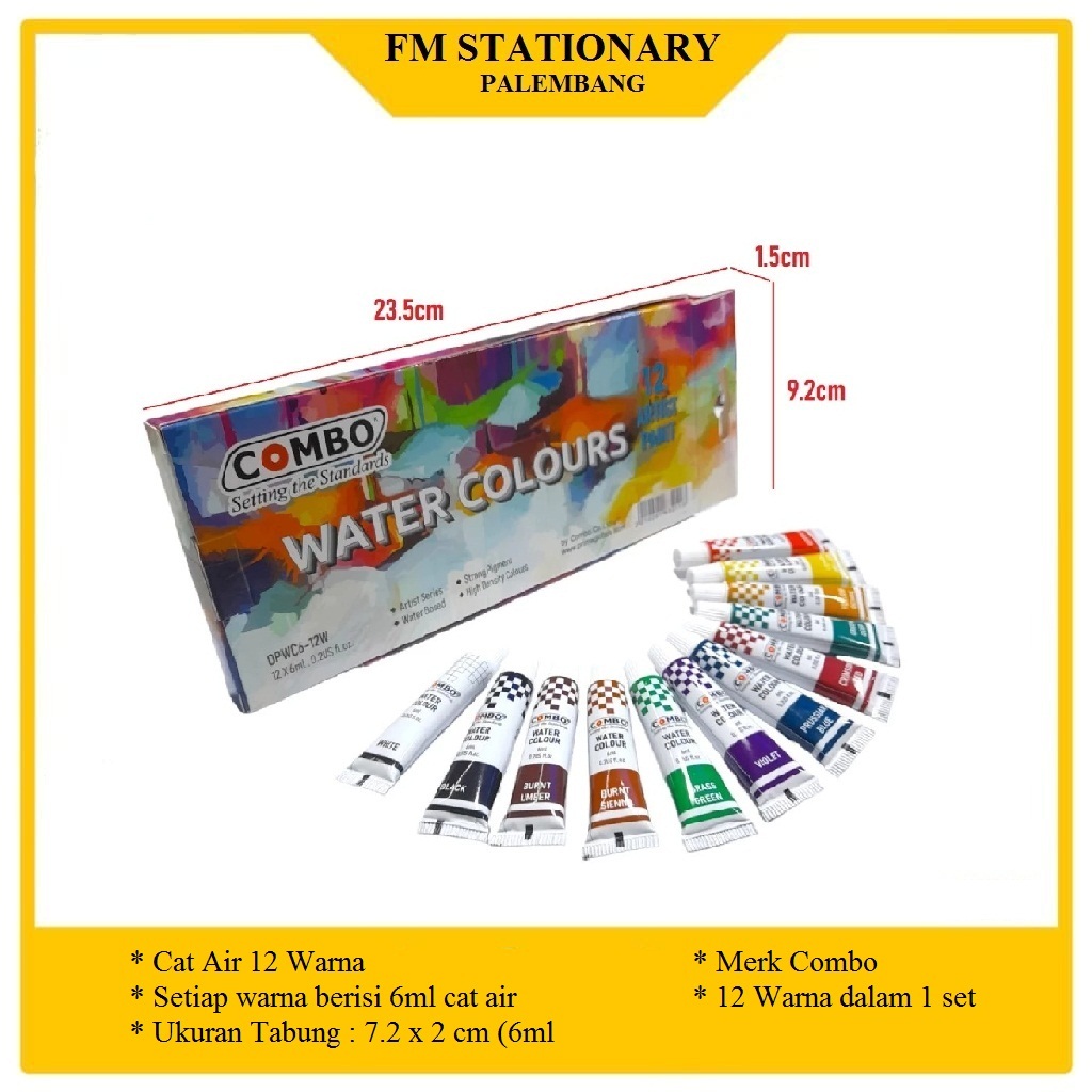 

Cat air set 12 Warna combo