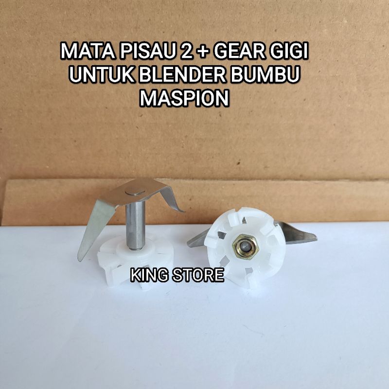 MATA PISAU BUMBU + GEAR GIGI PUTIH BLENDER MASPION