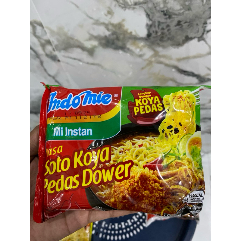 

Mie Instan Indomie Kuah Rasa Soto Koyo Pedas Dower (10pcs)