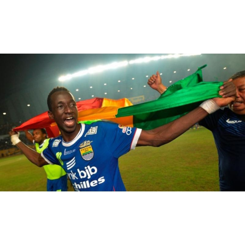 JERSEY PERSIB 2014 ORIGINAL REPLIKA BY LEAGUE FINAL ISL 2014. Nameset KONATE 10(XS) BOX MASIH ADA