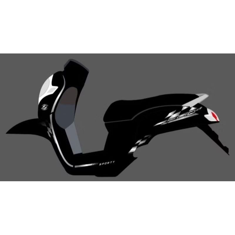 STRIPING TRANSPARAN SCOOPY NEW MOTIF ORI 2019