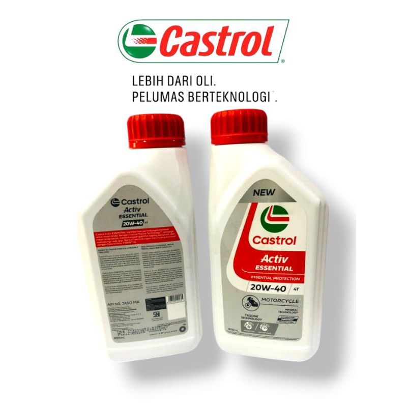 OLI CASTROL GO ESSENTIAL 4T 800-1LITER