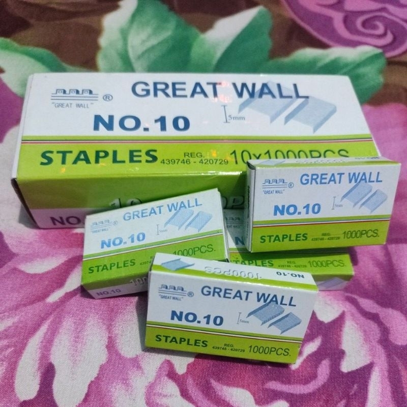 

[ECER] Isi staples great wall 1000pcs | 1 box kecil | refill