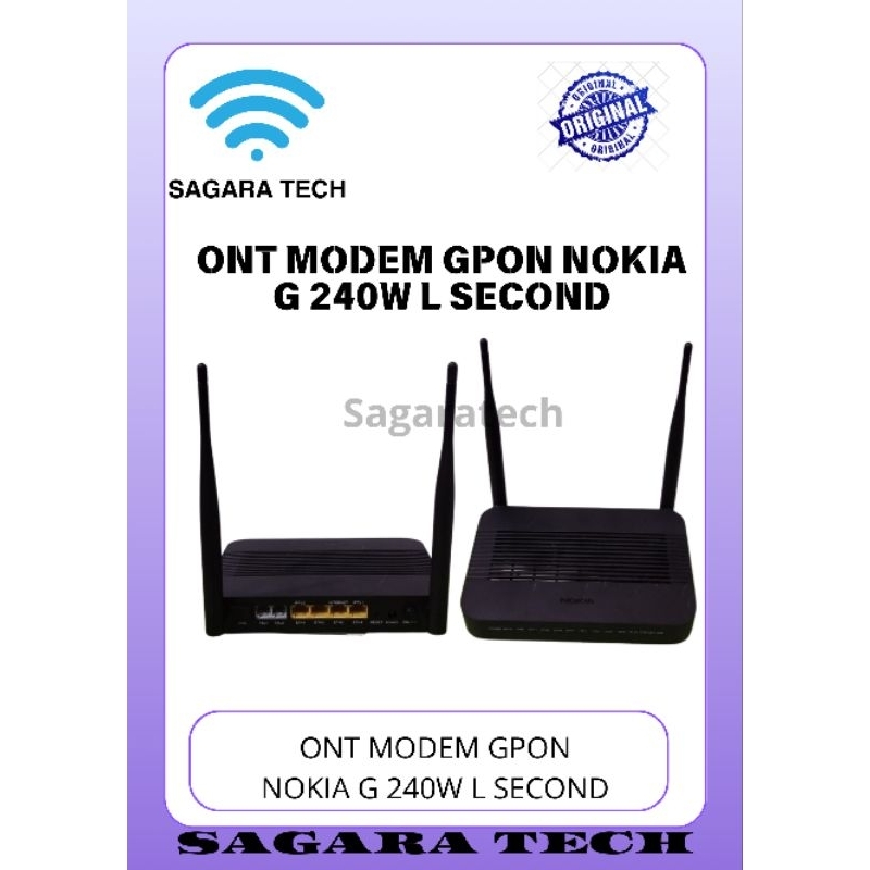 ONT MODEM GPON NOKIA G 240W L SECOND