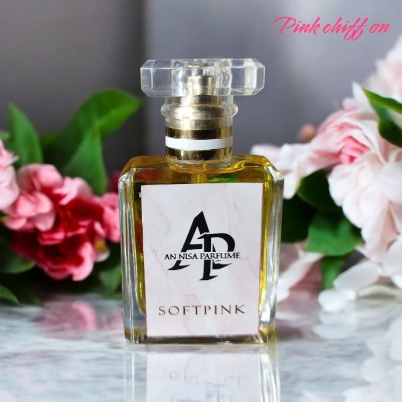 parfum PINK CHIFFON 35ml non alkohol parfume wanita soft pink