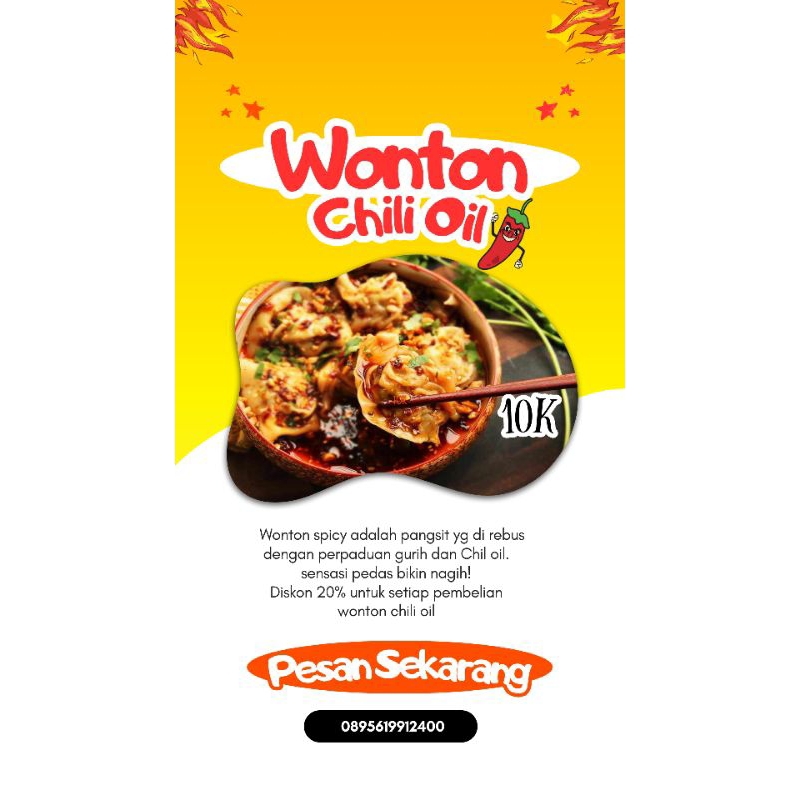 

Wonton spicy