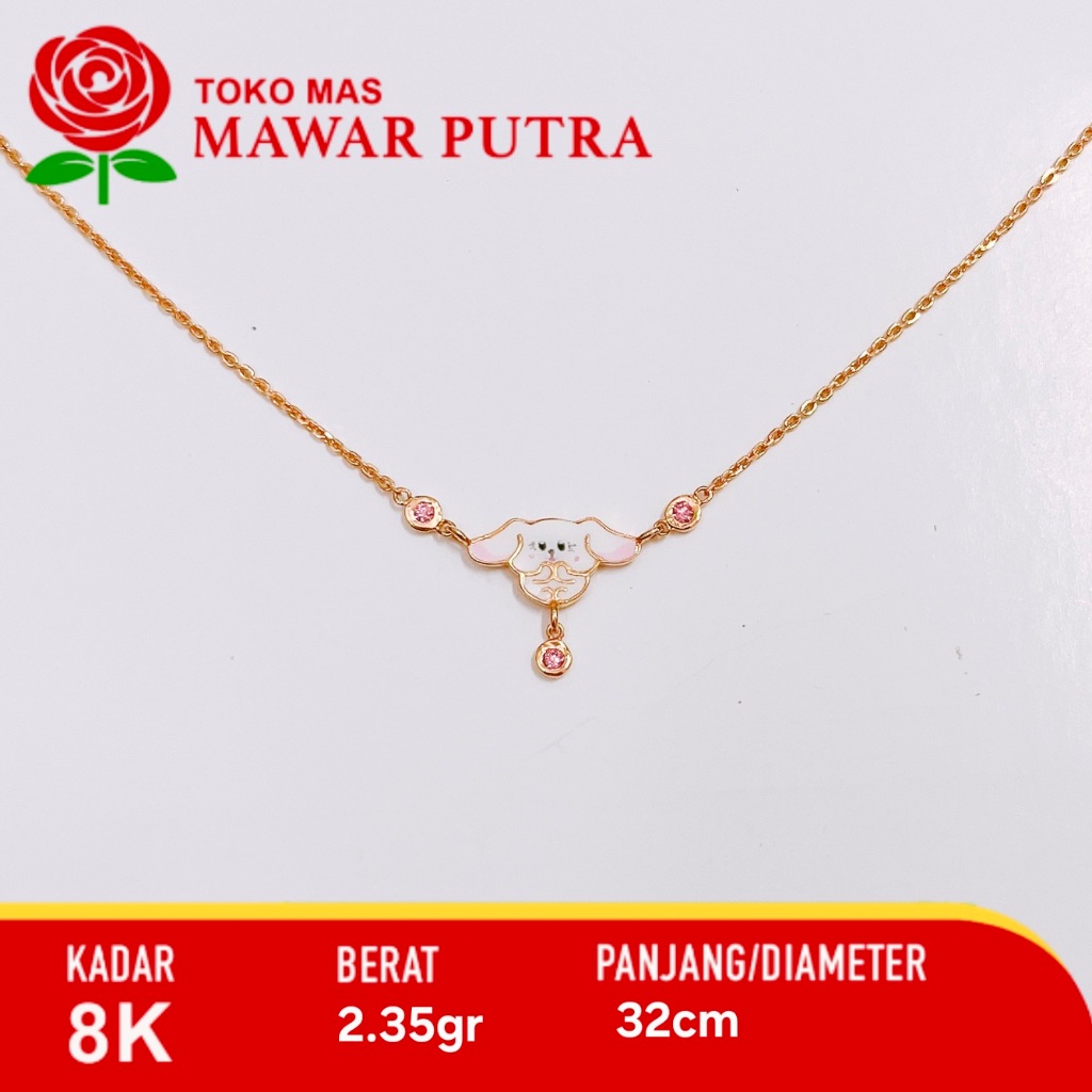Kalung emas anak karakter Swarovski ARDORE 8K