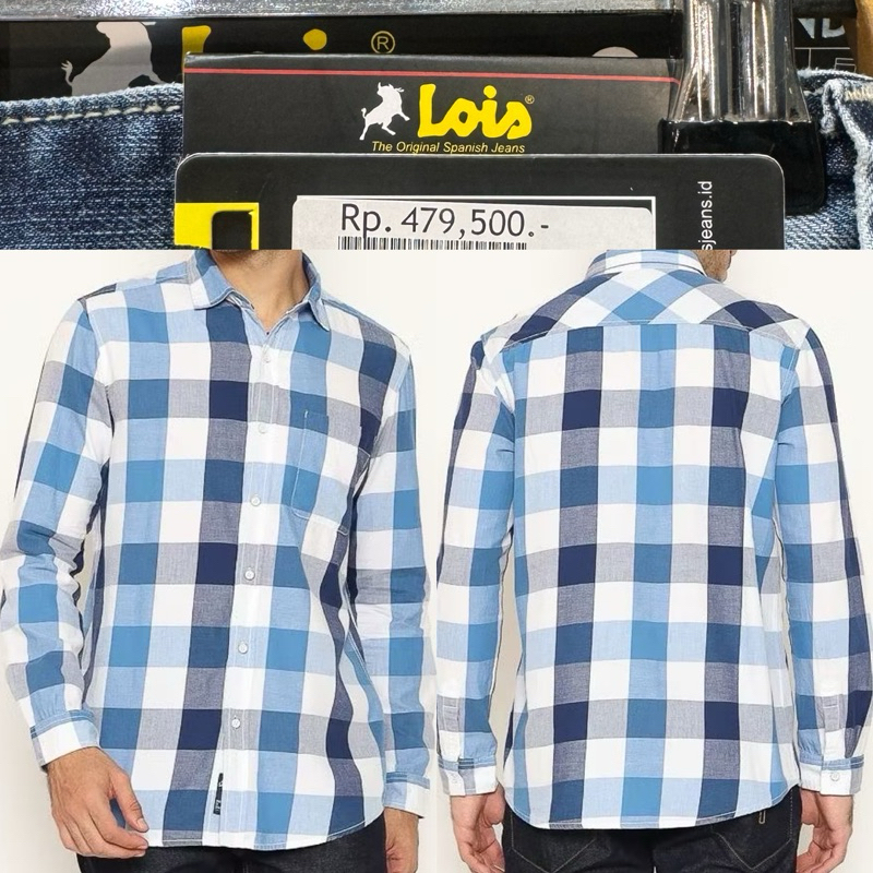 Kemeja panjang Lois Original katun