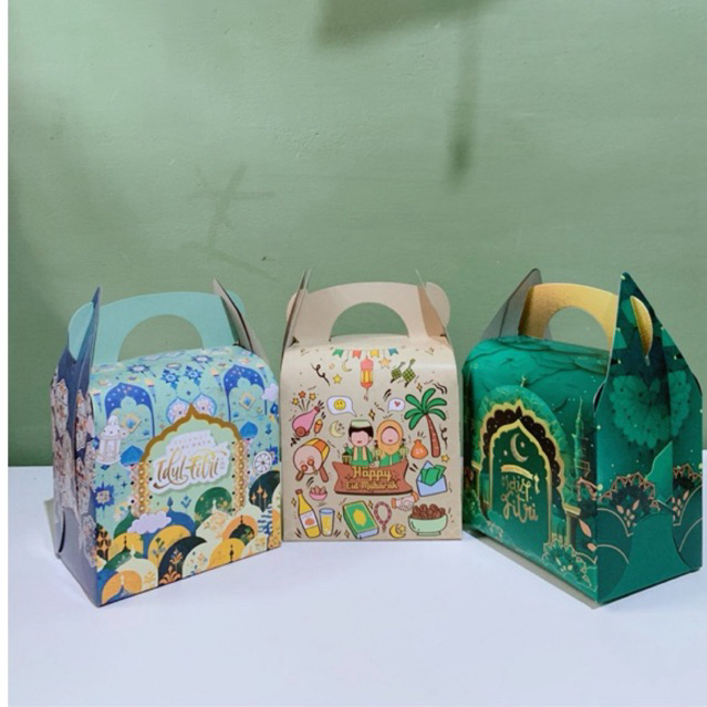 BOX HAMPERS IDUL FITRI / BOX PARCEL IDUL FITRI / GABLE BOX
