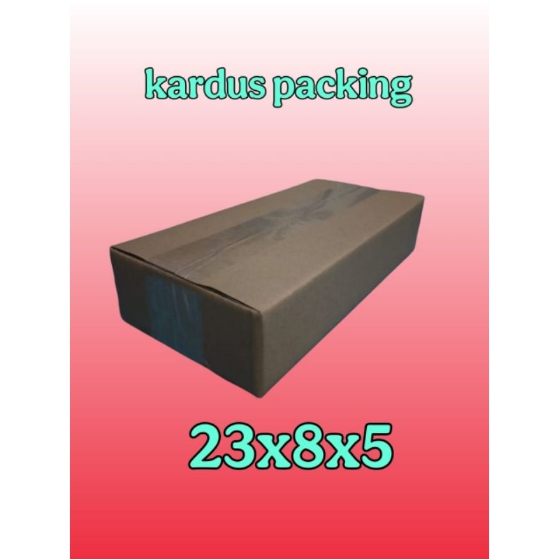 

kardus packing UK 23x8x5 kardus kecil kardus besar
