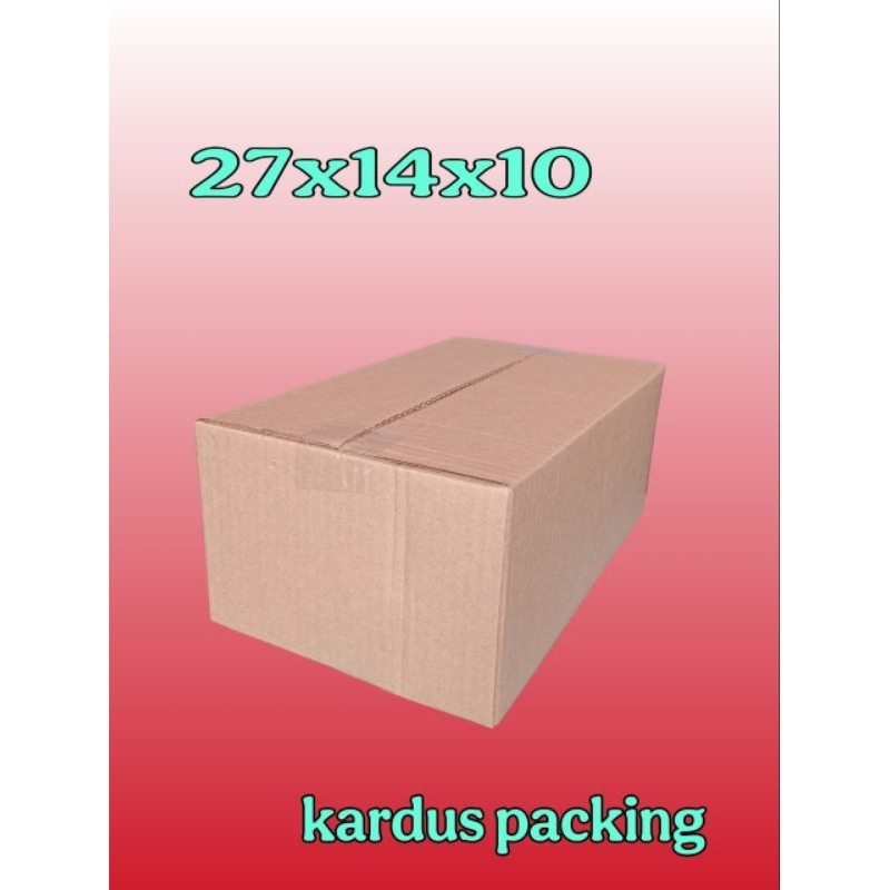 

kardus packing UK 27x14x10 kardus besar kardus kecil