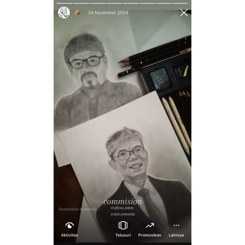 

SKETSA WAJAH A5 A4 A3 SATU HARI JADI ‼️ | HADIAH VALENTINE | BIRTHDAY | GRADUATION