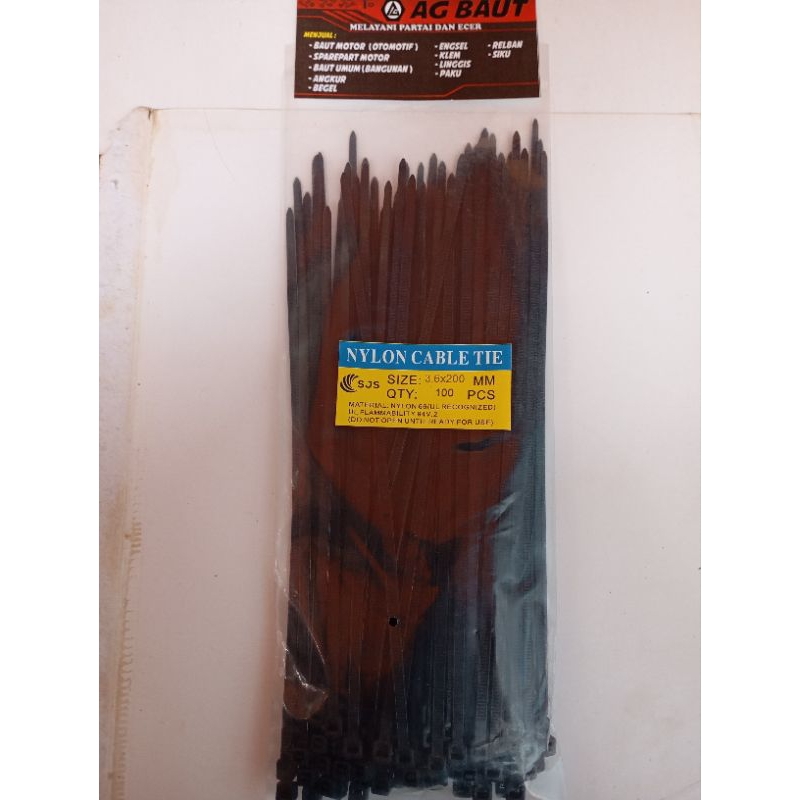 

kabel Ties / Insulock / Kabel Tis 3,6 x 200mm (20cm)