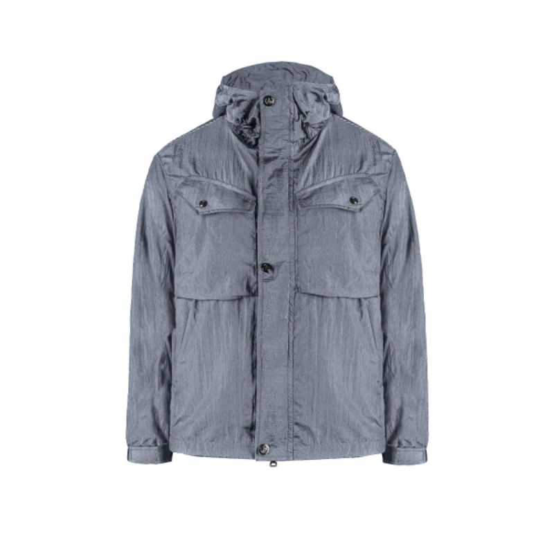 Prung Masimo Outdoor Jacket Casuals Jaket Warna Abu Silver