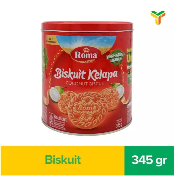 

Biskuit Roma Kelapa Kaleng 345gr 1dus Isi 6pcs