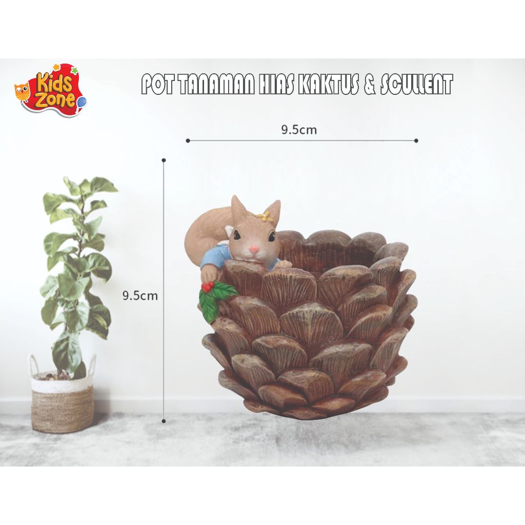 POT TUPAI BUAH – Pot Tanaman Hias Unik untuk Kaktus & Sukulen