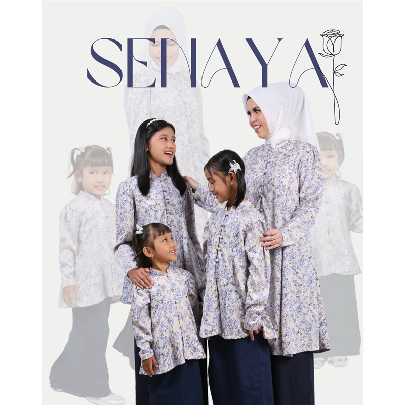 BAJU KURUNG MALAYSIA - SENAYA RAYA - KOLEKSI LEBARAN 2025Couple Ibu dan Anak