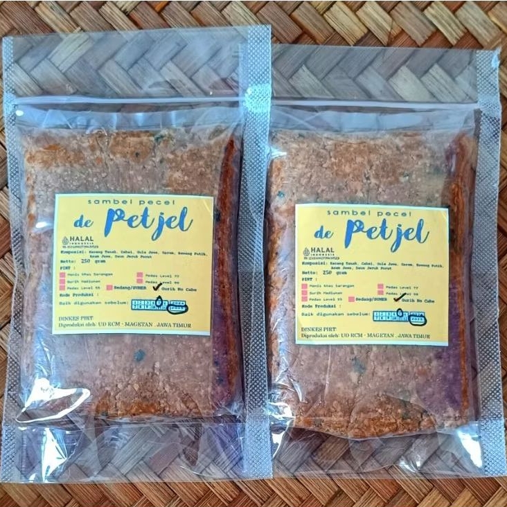 

Sambel Pecel de Petjel 500 gram khas Telaga Sarangan