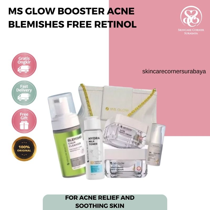 MS GLOW NEW FREE SERUM MS Glow Whitening MS Glow Acne MS Glow Ultimate