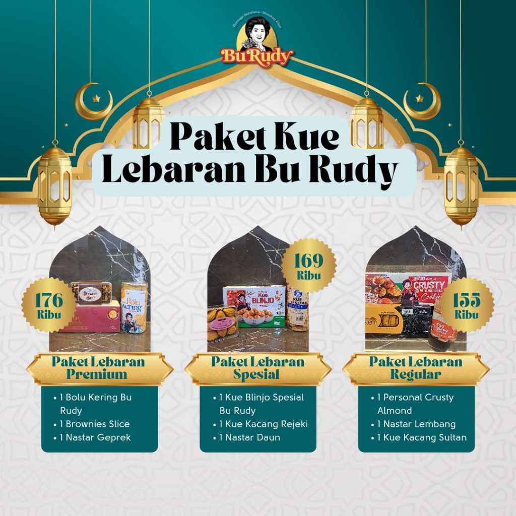 

Paket Kue Lebaran Bu Rudy | Hampers Kue Lebaran Mini