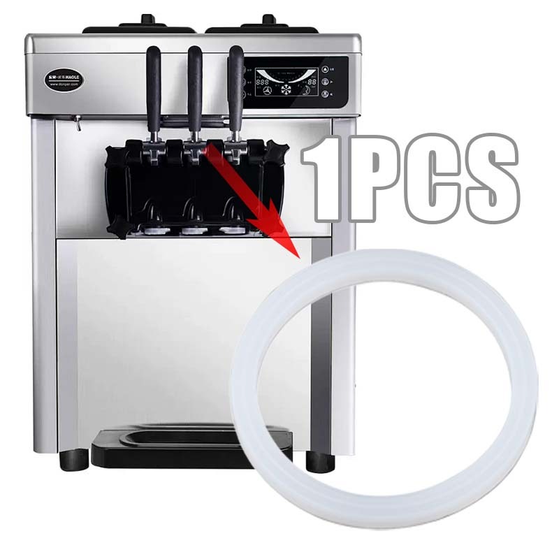 10cm Karet Seal Alat Pembuat Es Krim Seal Ring Pengaduk Mesin Es Krim Gelang Block Depan Mesin Ice C
