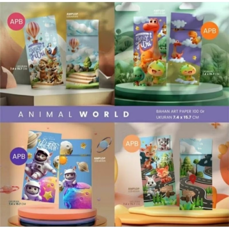 

AMPLOP LEBARAN EKONOMIS ANGPAO LEBARAN 1 SET 4 PCS 100 GSM