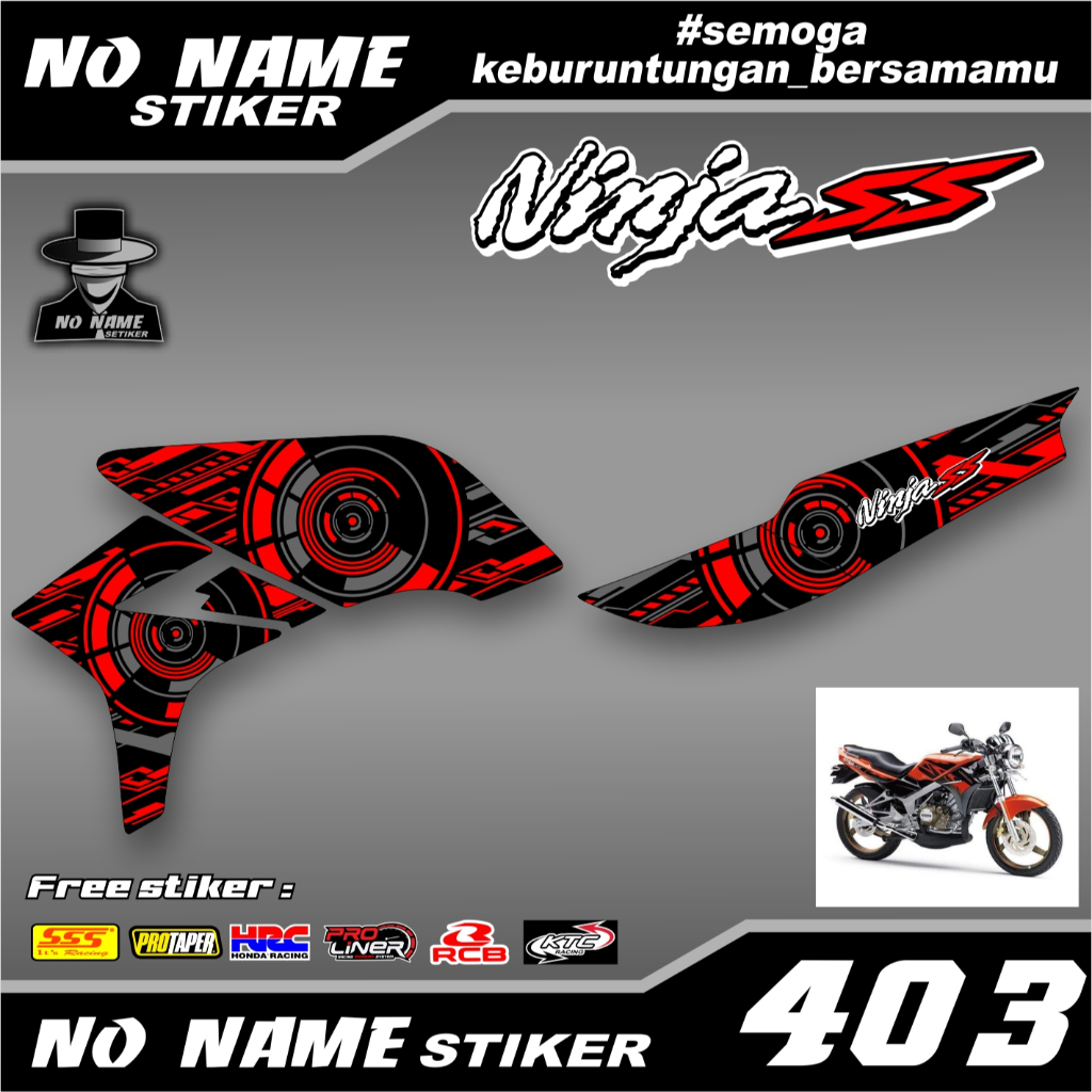 Striping Ninja Ss ( 403 ) sticker variasi ninja ss | setiker ninja