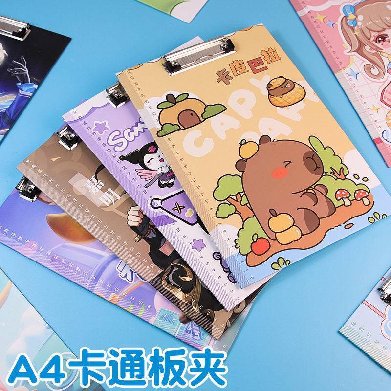 

{Capybara} Papan Ujian Kayu Karakter Capybara Kertas A4/F4