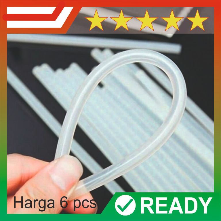 

Lem Tembak / Bakar Isi Ulang / Refill Kecil Panjang Glue Gun 7 mm 6 pcs