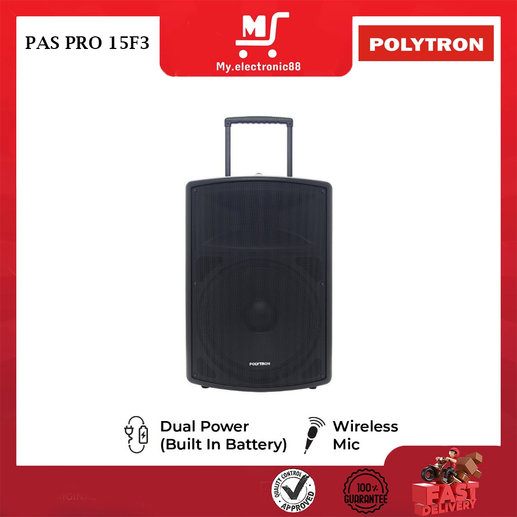 POLYTRON PAS-PRO15F3 SPEAKER PORTABLE