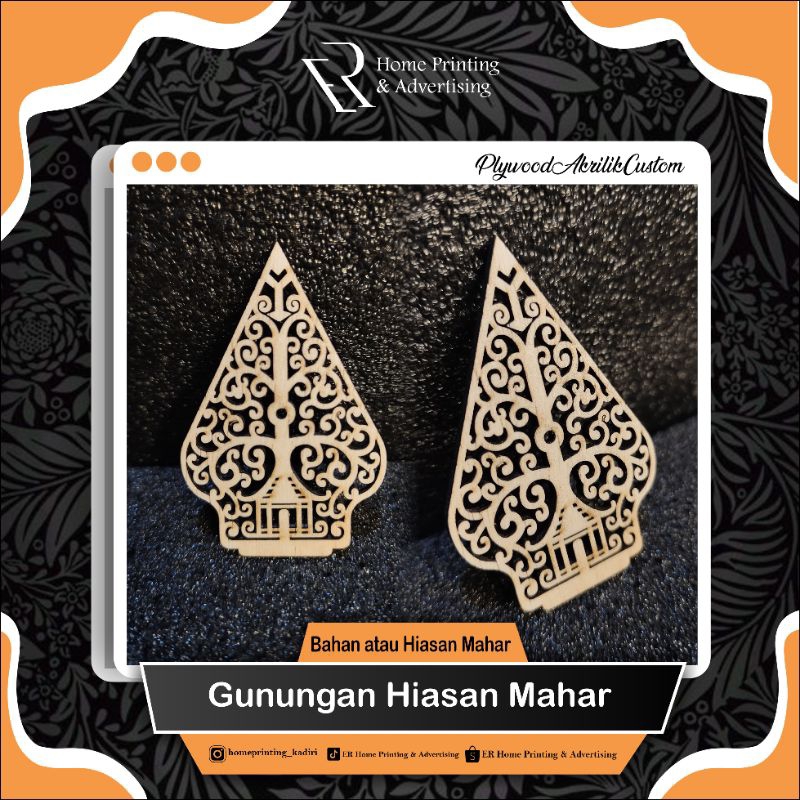 BAHAN MAHAR GUNUNGAN WAYANG PLYWOOD UKIRAN KAYU MDF TRIPLEK PLYWOOD