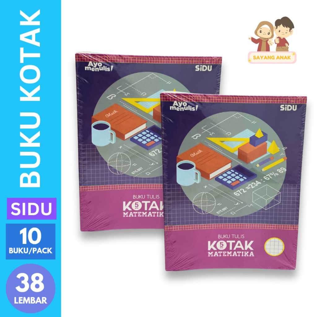 

[1 PACK] Buku Sidu Kotak Kecil 38 - Kualitas Original, Alat Tulis Kantor - Stationery, Paper