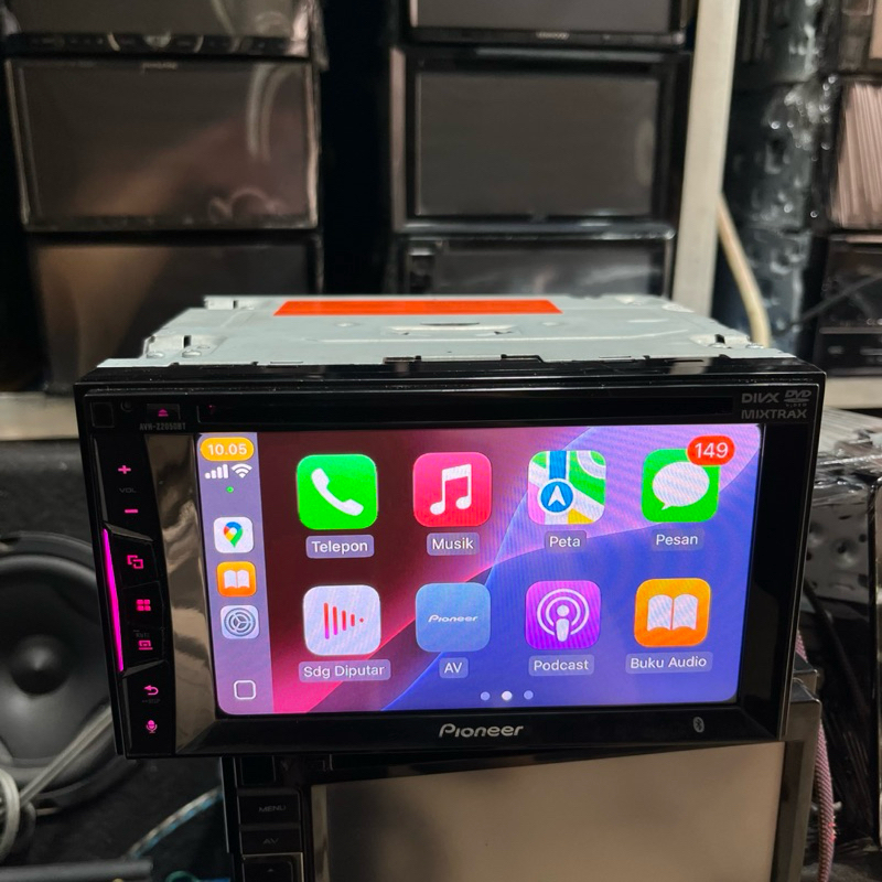 Head unit Pioneer AVH Z2050BT Apple carplay