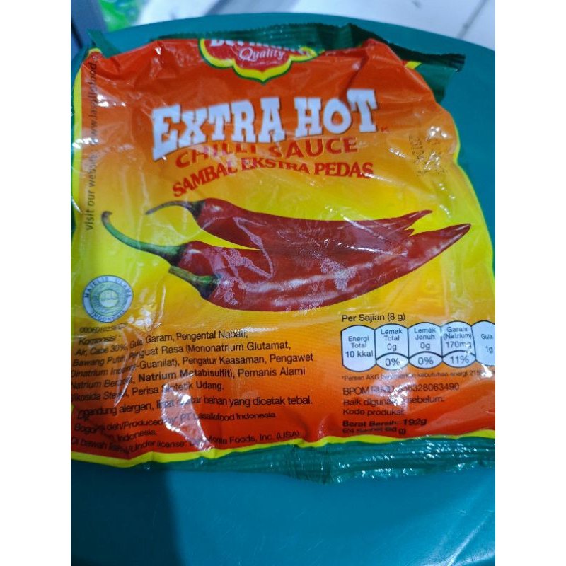 

Delmote Saset Extra Hot isi 24 pcs