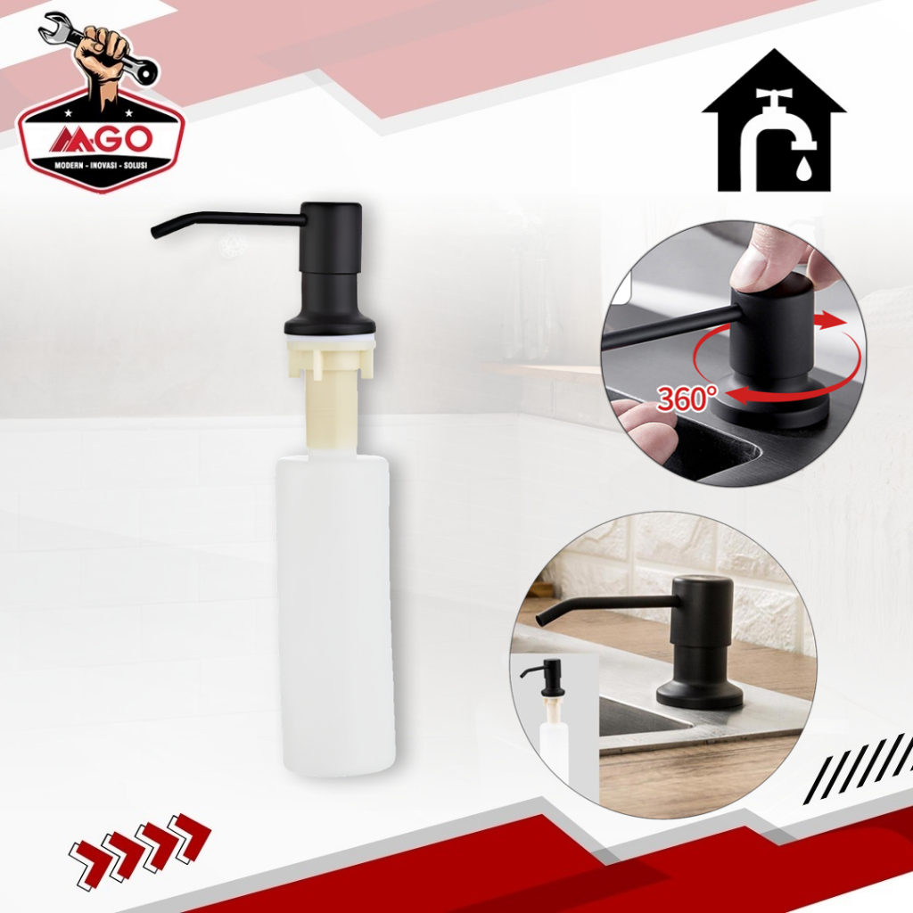 Tempat Sabun Tanam Hitam E-3002B