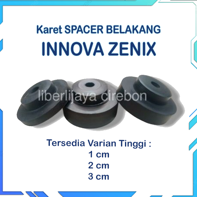 karet spacer tatakan per belakang innova zenix custom 1set