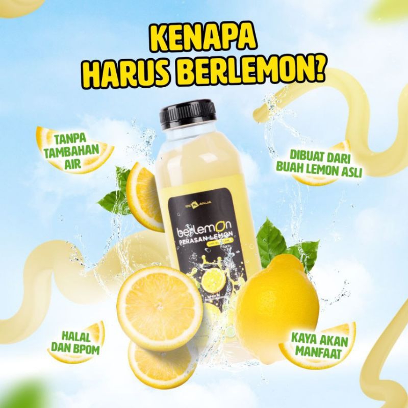 

BERLEMON Perasan Lemon Sari Buah Lemon Asli BERLANJA BY BERL COSMETICS