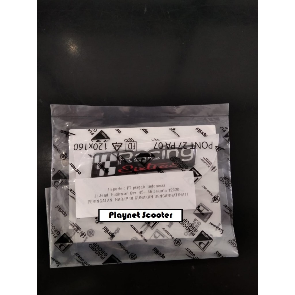 Sticker Stiker Emblem " Racing Sixties " Sprint 60'S Original