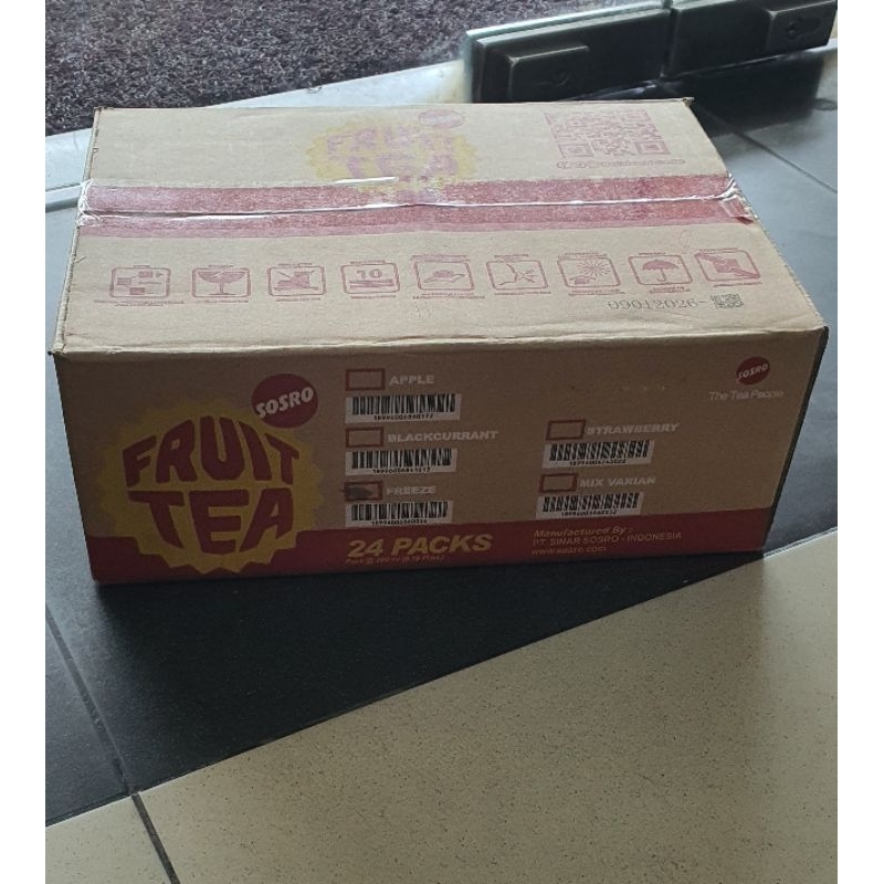 

Sosro Fruit Tea Kemasan Genggam Pack 200ml 1kotak 24 Packs