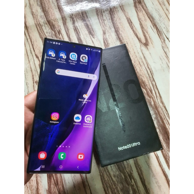 Samsung Note 20 Ultra Fullset Handphone Bekas Second