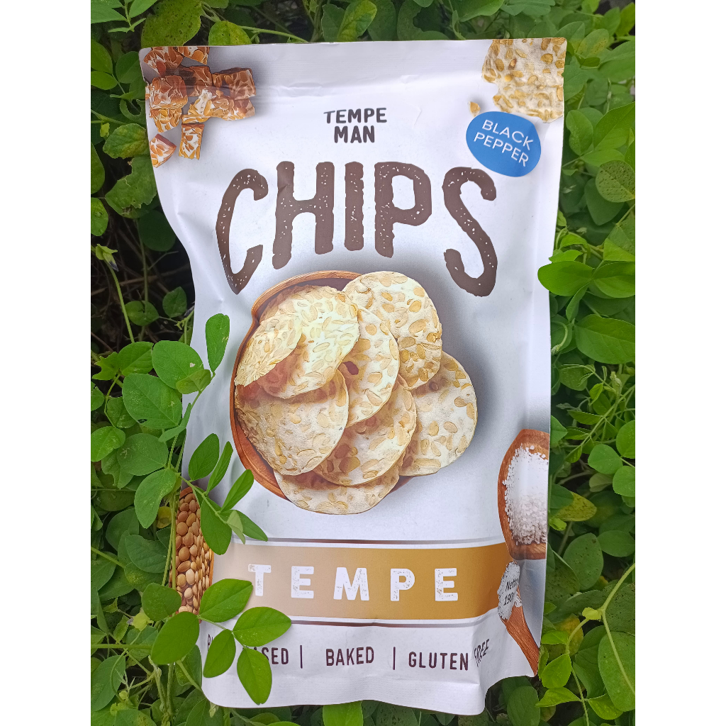 

Tempe Man - Tempe Chips Blackpepper Large 190Gr