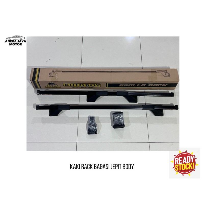 Kaki Rak Bagasi Mobil Universal Model Jepit Body Jepit Roof Rail 1 Set//Crossbar Bagasi Avanza Agya